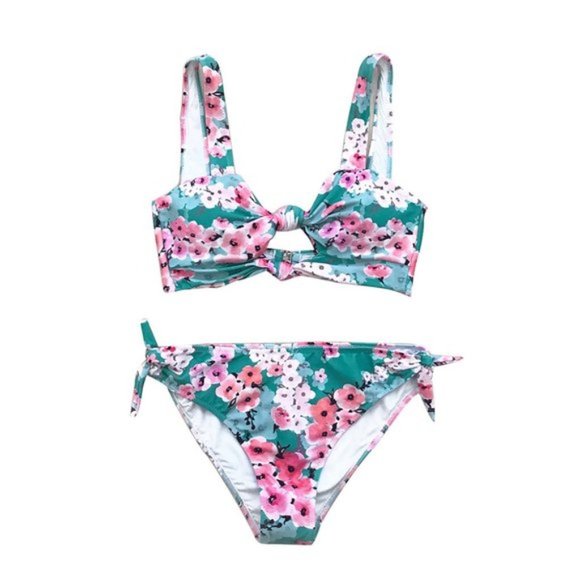 Amberlynn Floral Romance Low Rise Bikini Set - Picture 9 of 9